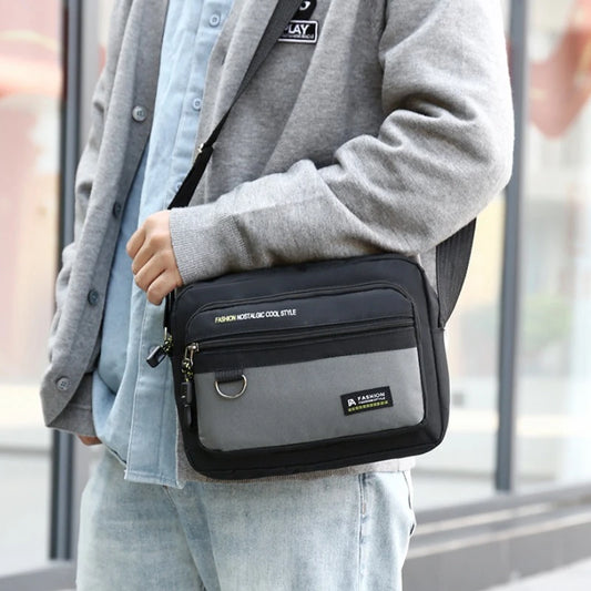 Multi-pockets Men's Business Bag Work Travel Canvas Crossbody Bag New Men's Shoulder Bag Waterproof Large Capacity for Male