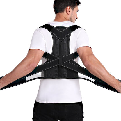 Back Posture Corrector with Shoulder Support Belt for Upper and Lower Back, Improves Spine and Clavicle Support, Posture Vest