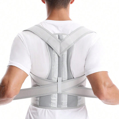 Back Posture Corrector with Shoulder Support Belt for Upper and Lower Back, Improves Spine and Clavicle Support, Posture Vest