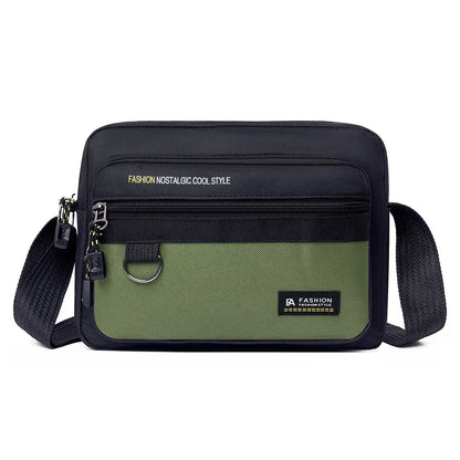 Multi-pockets Men's Business Bag Work Travel Canvas Crossbody Bag New Men's Shoulder Bag Waterproof Large Capacity for Male