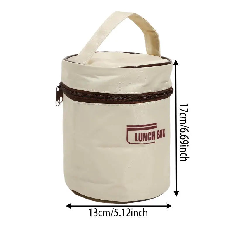 Portable Insulated Lunch Box Storage Bag Waterproof Bento Bags Large Capacity Dustproof Food Thermal Bag For Students