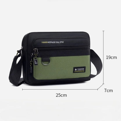 Multi-pockets Men's Business Bag Work Travel Canvas Crossbody Bag New Men's Shoulder Bag Waterproof Large Capacity for Male