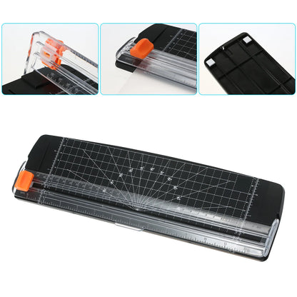 SL299 Laminator Machine Set A4 Size Hot and Cold Lamination 2 Roller System with 20 Laminating Pouches Paper Cutter Corner Round