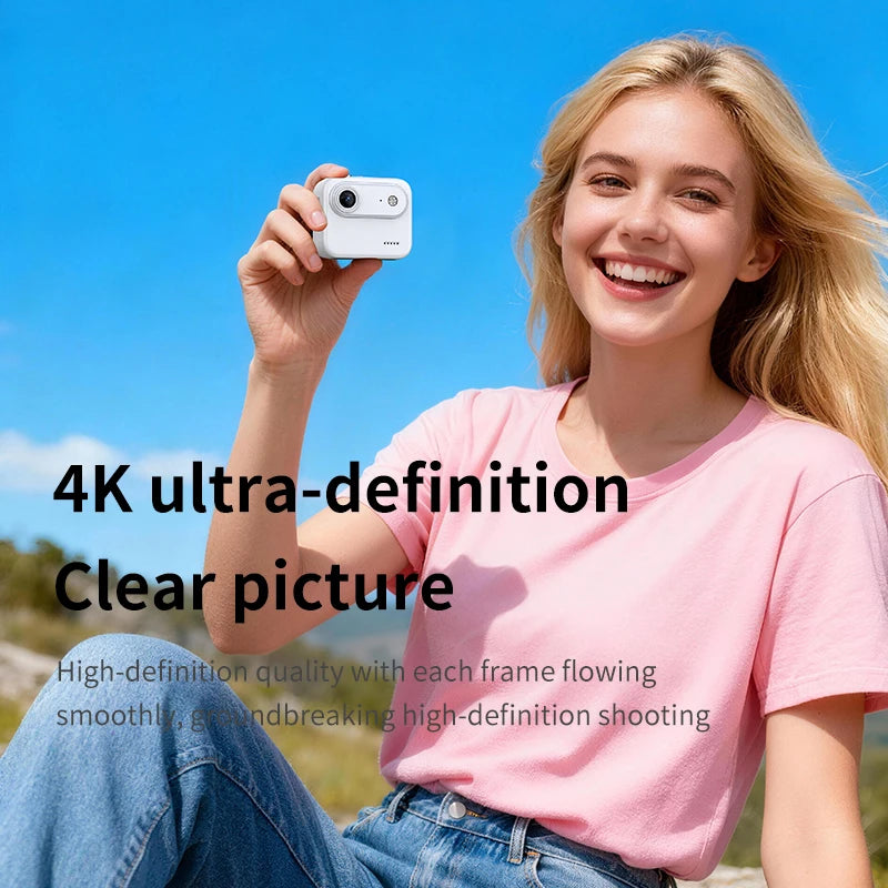 OnePlus Action Camera Recorder Flip Screen 4K HD Ultra Clear Recording VLOG Anti Shake 143 ° Wide-angle Helmet Outdoor Mini Cam