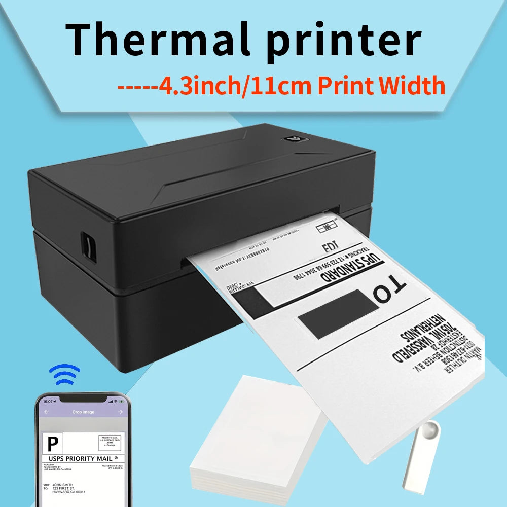 Marklife Thermal Printer D100 Bluetooth Inkless Printer Maker Compatible With Mac iOS Windows For School Office Small Business