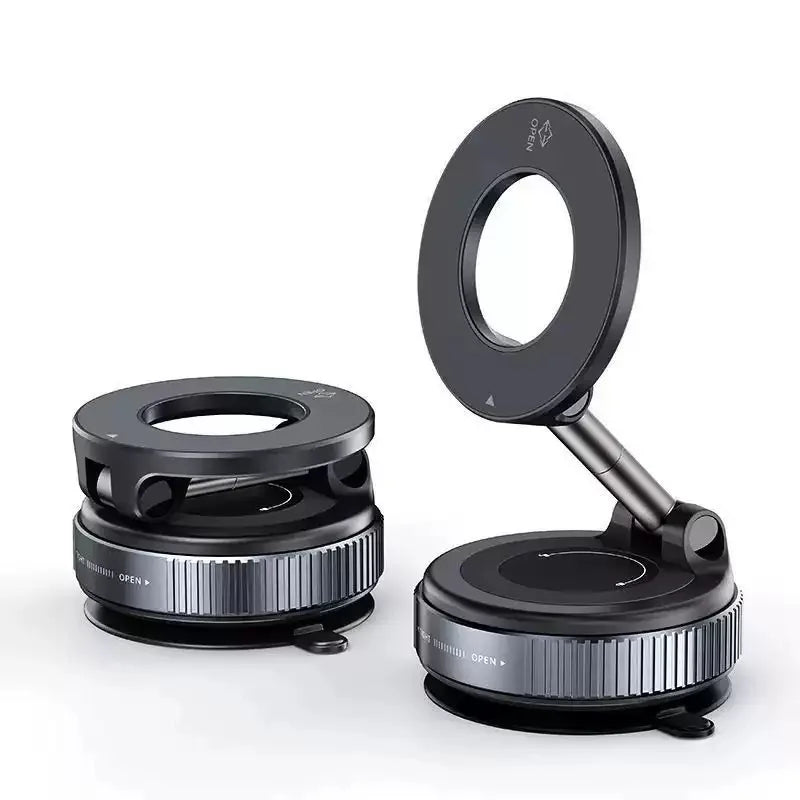 Vacuum Magnet Car Bracket Upgraded Version Multi-angles Adjustment Strong Magnetic Suck Foldable Car Navigation Phone Holder