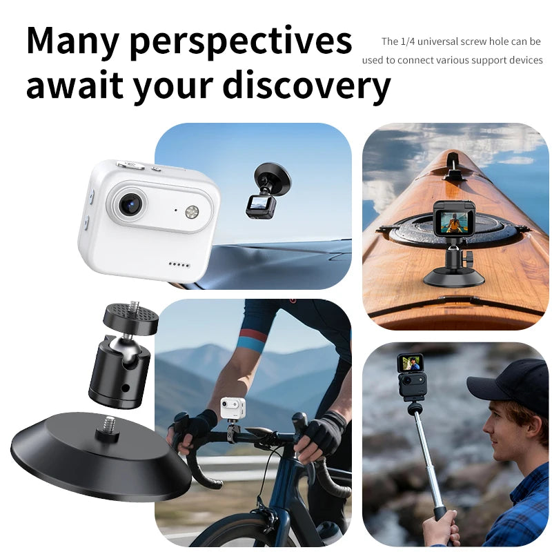 OnePlus Action Camera Recorder Flip Screen 4K HD Ultra Clear Recording VLOG Anti Shake 143 ° Wide-angle Helmet Outdoor Mini Cam
