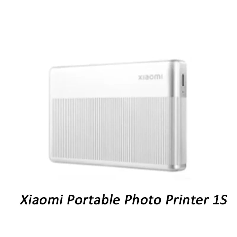 Xiaomi Pocket Photo Printer 1s Wireless Bluetooth Thermal Print ZINK Inkless Technology Xiaomi App Portable Photo Printing