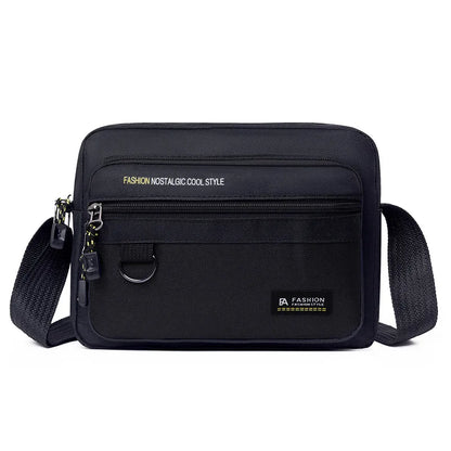 Multi-pockets Men's Business Bag Work Travel Canvas Crossbody Bag New Men's Shoulder Bag Waterproof Large Capacity for Male
